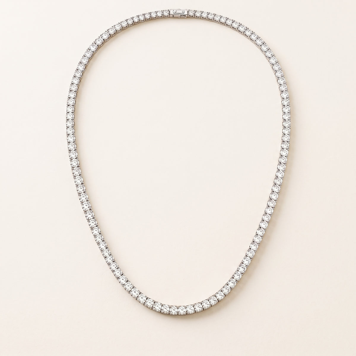 Collar Tennis Necklace Diamantes Naturales